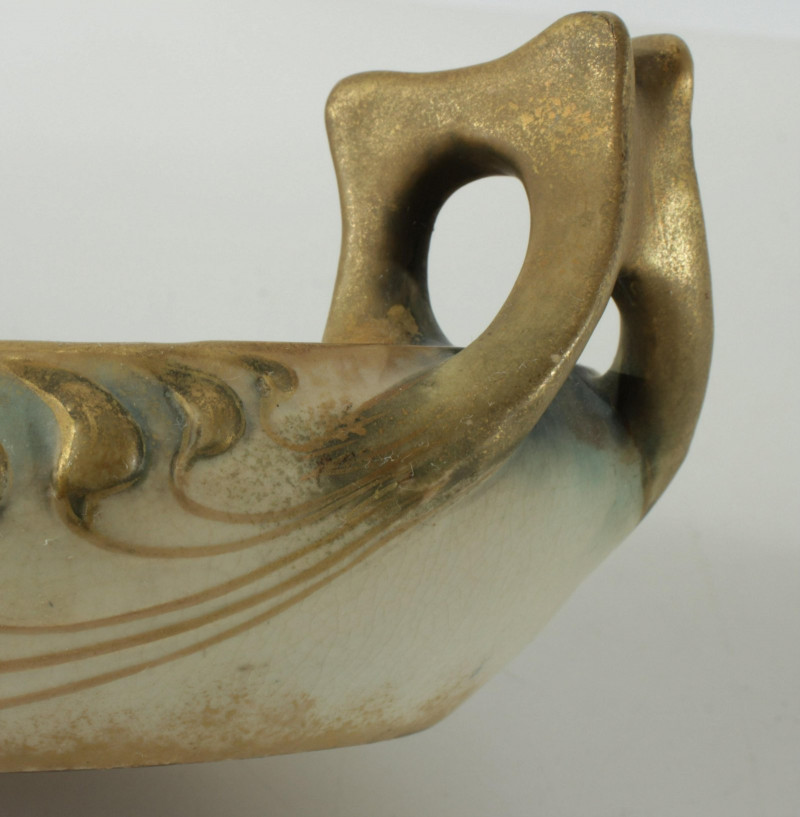 Image 2 of lot 2 Amphora Bowls & a Vase