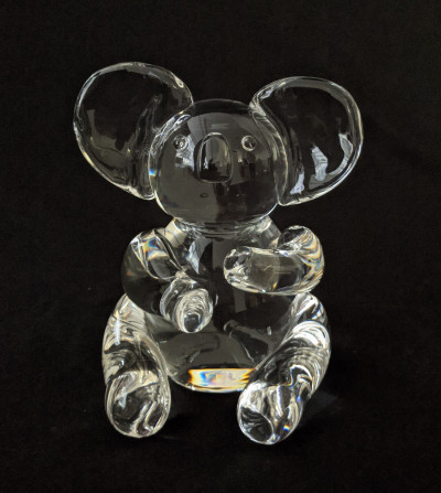 Title Lloyd Atkins for Steuben Glass - Koala Bear / Artist