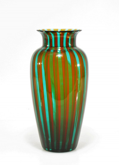Image for Lot VeArt Venezia - Caned Glass Vase, 1985