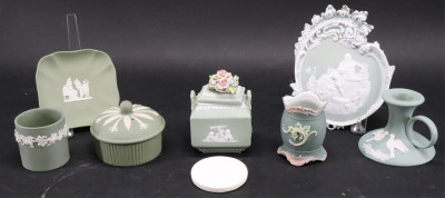 Image for Lot Wedgwood Jasperware, 3 pieces