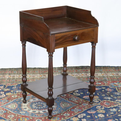 Image for Lot American Classical Mahogany Wash Stand, 19th C.
