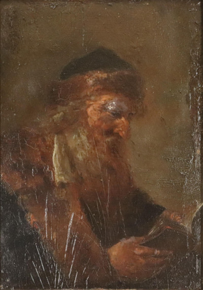 Title European School  Portrait of Rabbi / Artist
