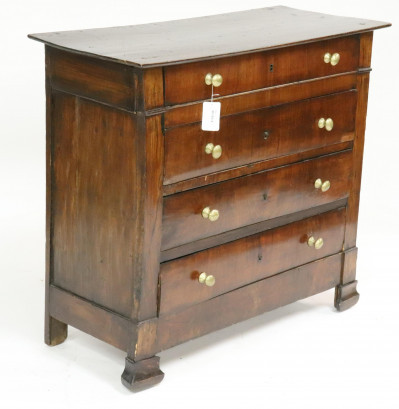 Image for Lot Louis Philippe Walnut Commode, Mid 19th C.
