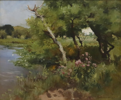 Image for Lot Hamilton Hamilton - Landscape along Pond, O/C