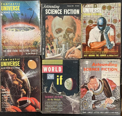 Image 2 of lot 20 Early Sci-Fi Magazines Pulp Fiction 1950s