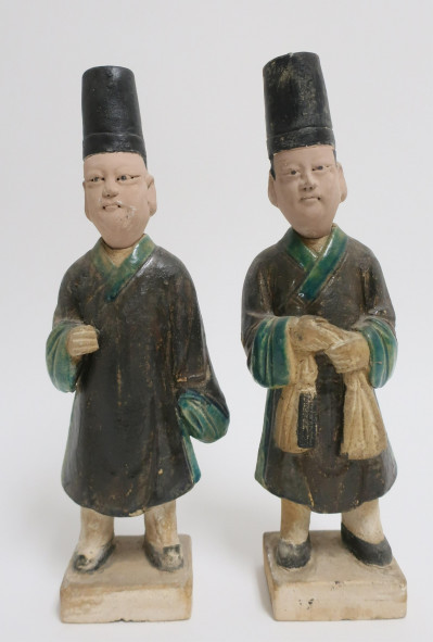 Image for Lot Chinese Ming Style Sancai Figures