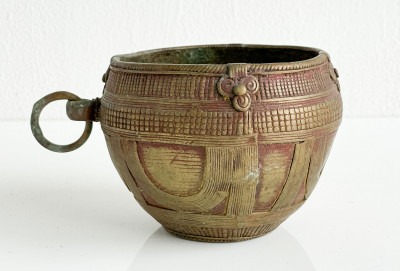 Image for Lot Nepalese Bronze Vessel