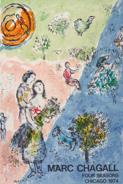 Marc Chagall - Four Seasons Poster