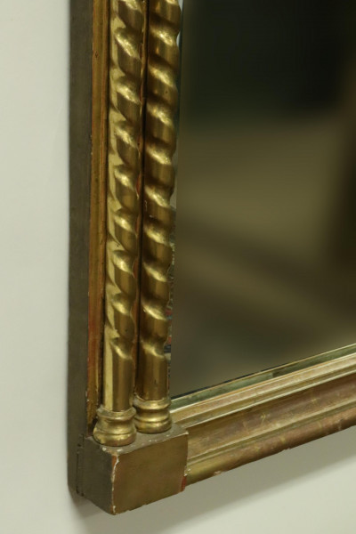 Image 4 of lot 19th C. Federal Giltwood Pier Mirror