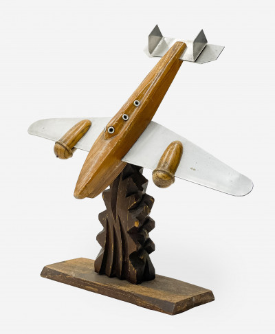 Title French Model of an Airplane / Artist