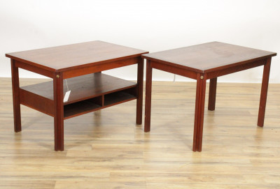 Two MCM Danish Teak Coffee and Side Tables