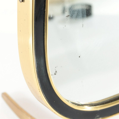 German Mid Century Enameled Brass Dressing Mirror