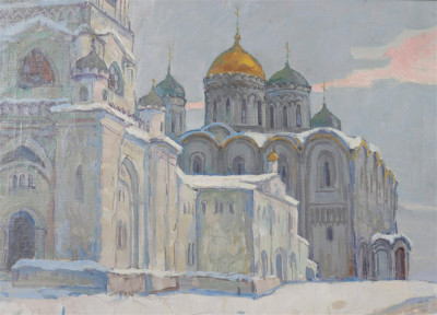 Image for Lot A.S. Serov - Cathedral of the Dormition - O/C
