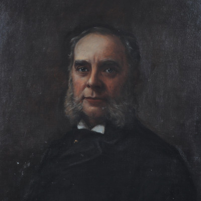 Am. School, Portrait of a Bearded Gentleman, O/C