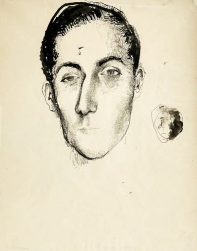 Pavel Tchelitchew  - Portrait of Jacques Stettiner