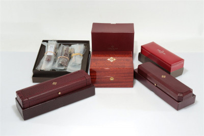 Group of Patek Philippe Watch Bands & Boxes
