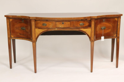 Image for Lot Federal Inlaid Mahogany Sideboard, c.1800