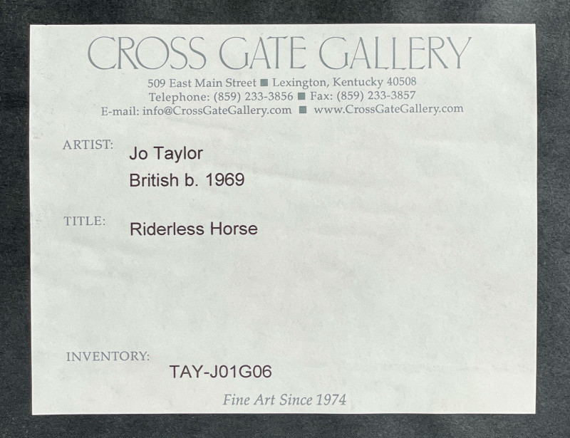 Jo Taylor - Riderless Horse