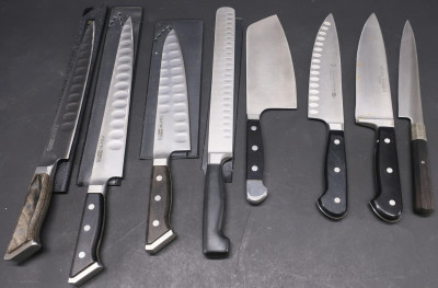 Image for Lot Group of Carving Knives, Japanese, German