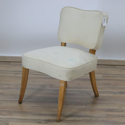 Image for Lot Gilbert Rhode Fruitwood Side Chair c 1930