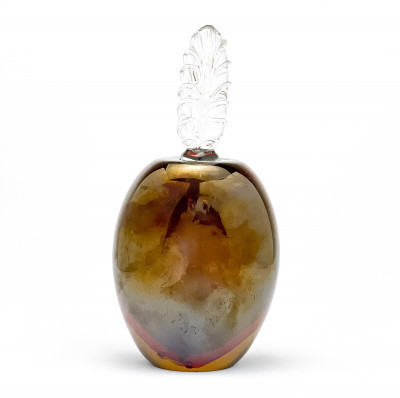 Carlo Scarpa for Venini - Sommerso Perfume Bottle with Stopper