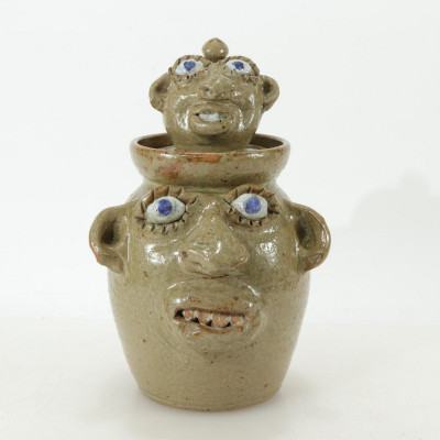 Image for Lot Jerry Brown - Face Jug Cookie Jar