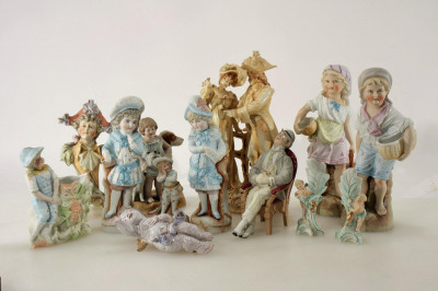 Image for Lot 12 Continental Porcelain Figurines