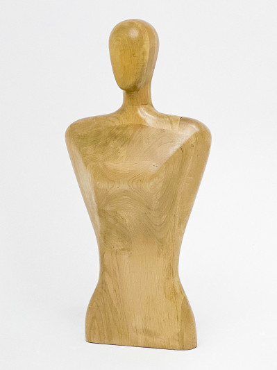 Title Vintage Minimalist Wood Geoffrey Beene Mannequin / Artist