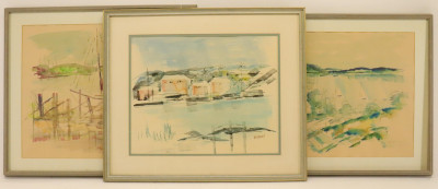 Image for Lot (3) Alfred Birdsey (1912-1996) Seaside Landscapes