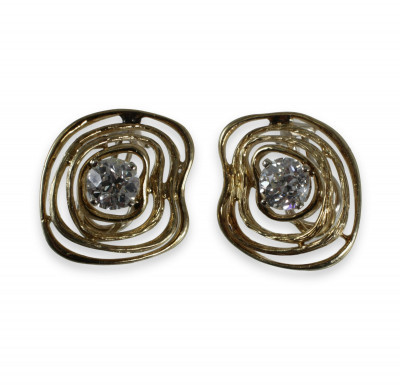 Pair of 2.5 ct Diamond Earrings
