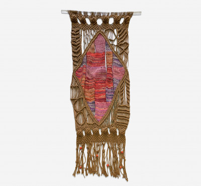 Image for Lot 1970s Craft Movement - Large Macrame Hanging