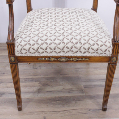 Image 5 of lot 2 Classical Style Armchairs & Side Chair