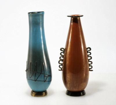 Image for Lot Ermano Nason - 2 Glass Vases