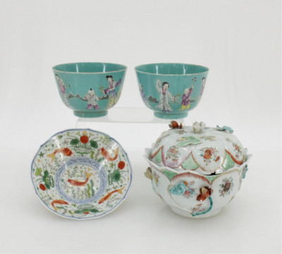 Image for Lot Group Chinese Porcelain Bowls