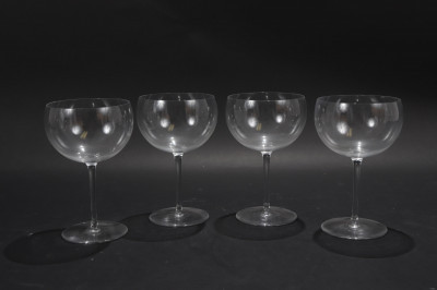 Mixed Group of Baccarat Glass Stemware
