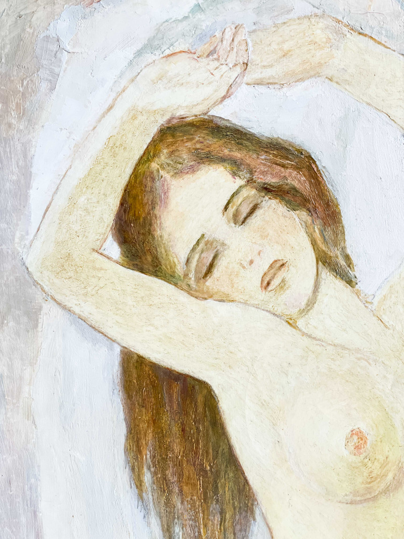 José Fabri-Canti  - Untitled (Seated Nude)