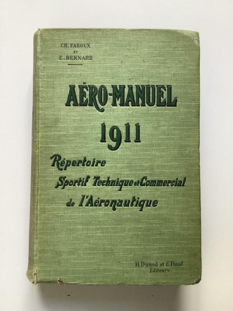 Image 2 of lot 1911 Aviation Manual important with provenance