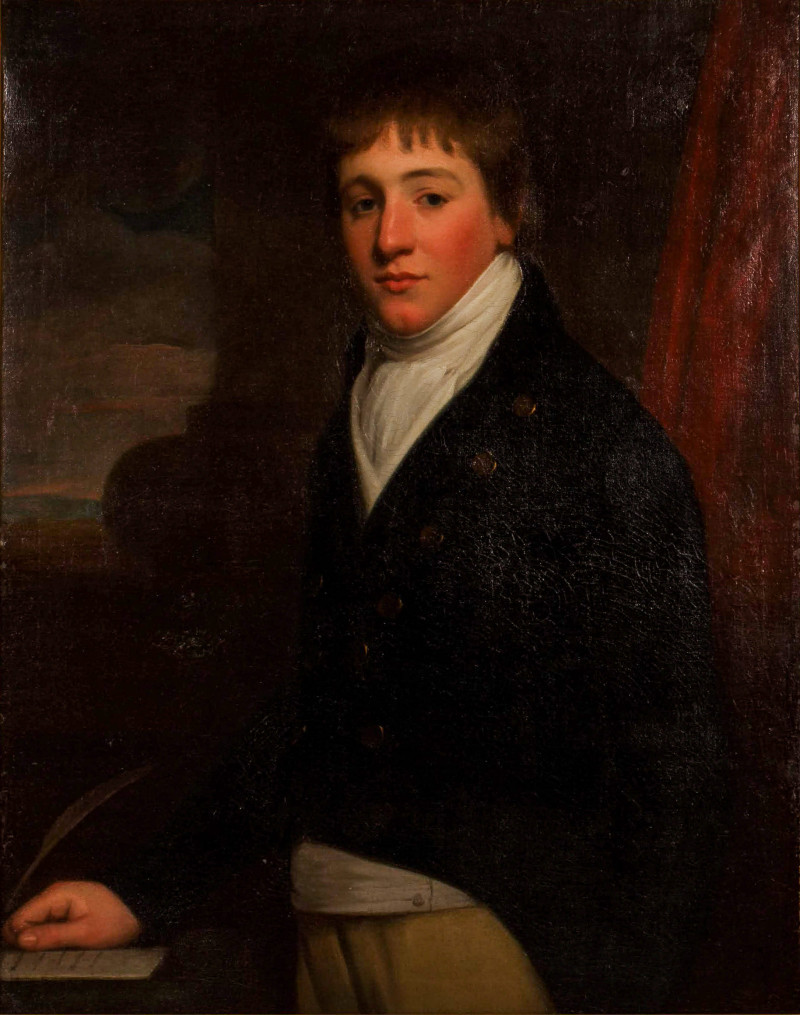 Image 2 of lot Attributed to John Hoppner - Portrait of a Young Man