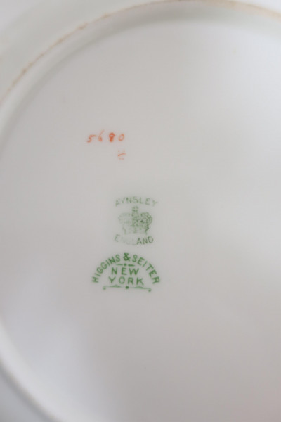 Image 3 of lot 11 Aynsley Soup Plates & 7 Spode Plates