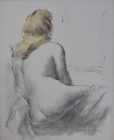 Pál Fried - Untitled (Nude, Black and White IV)