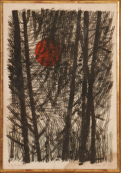Image for Lot Bernard Cheese - Edge of the Wood, color litho