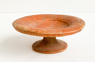 Image for Lot Roman Terracotta Stemmed Plate