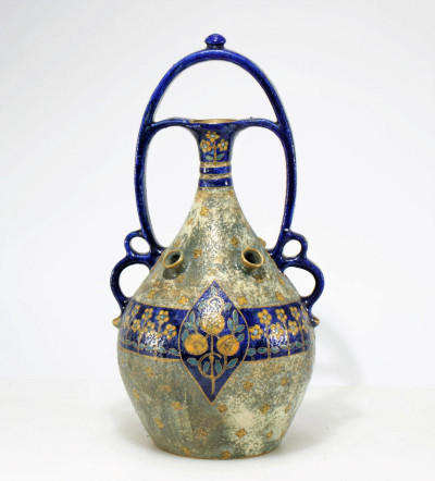 Image for Lot Amphora Pottery Tulip Vase, after Paul Daschel