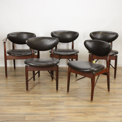 Image for Lot Five Niels Vodder (Finn Juhl) Danish Modern Chairs