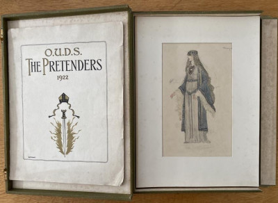 Image for Lot Folio of designs for Ibsen&apos;s The Pretenders, 1922