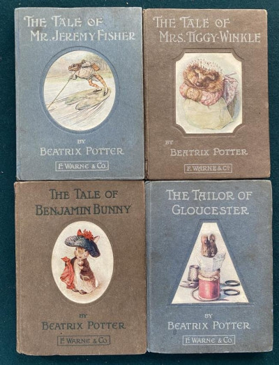 Image 1 of lot 4 pre-1910 U.S. published Beatrix Potter books