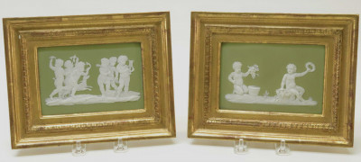 Image for Lot Pair Wedgwood Japanware Plaques