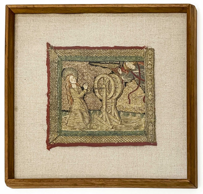 Title Continental Embroidered Textile Panel / Artist