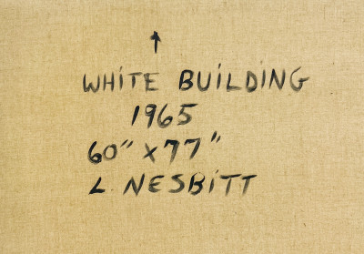 Lowell Nesbitt - White Building