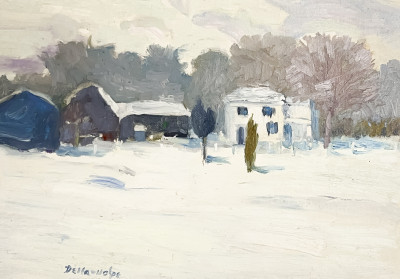 Title Ralph Della-Volpe - Winter Farm / Artist